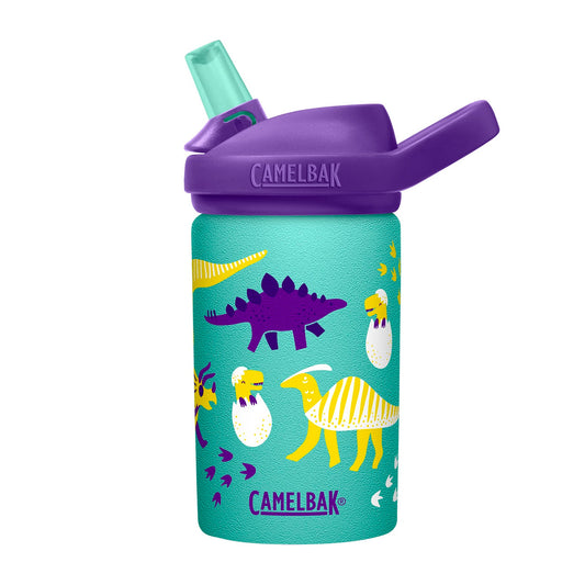 Camelbak Eddy+ Drinkfles Kids - RVS - 400 ml - Hatching Dinos