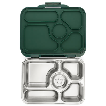 Yumbox Presto RVS Lekvrije Bento Box - Kale Groen