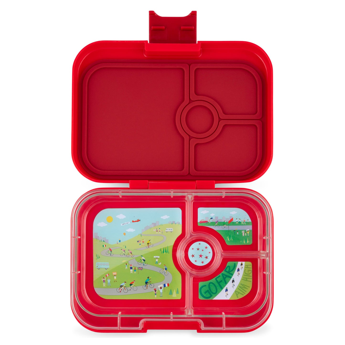 Yumbox Panino Lekvrije Lunch Box - Rood/Bike Race